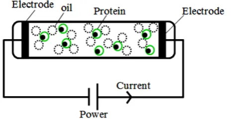 Figure 5 illustrates the setup for ohmic heating experiments. Soya milk is placed in a steel container (L * W: 11 stek, Taiwan) which is remotely controlled by a computer using the LabVIEW software (V8.3, National Instru-* 7 cm2) with ceramic coating