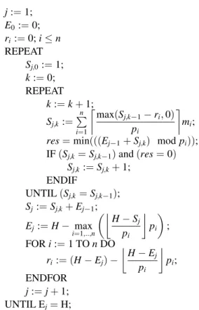 Figure 2. Algorithm 2, an iterative algorithm for finding the idle intervals.