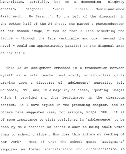 figure through the face vertically and down beyond the 