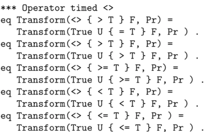 Figure 2. Generated timed automaton A with LTL formula ϕ for ψ =  ≥2 r.