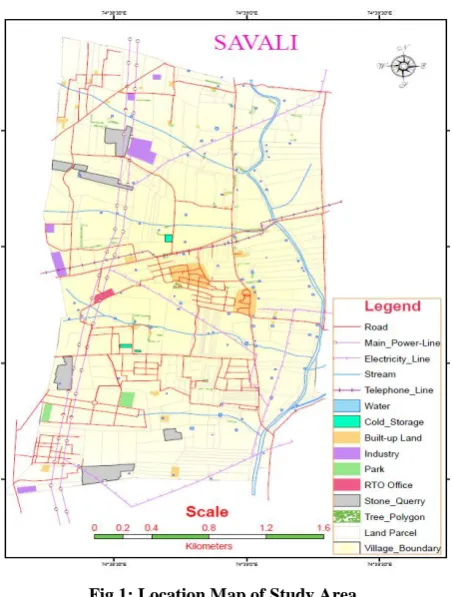 Fig 1: Location Map of Study Area 