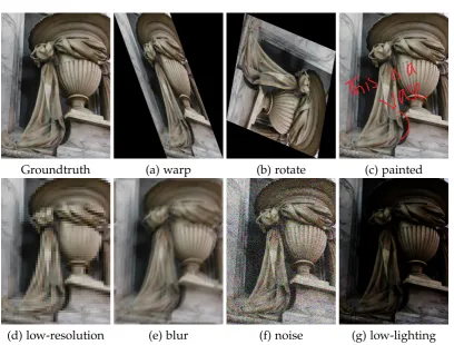 Figure 1.1: Examples of different kind of artifacts found in images.