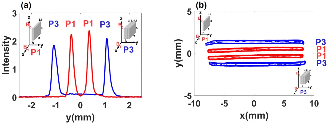FIG. S4.Li 2d CSI(dimensions. AlongStack plot representation (intensity along the vertical axis)