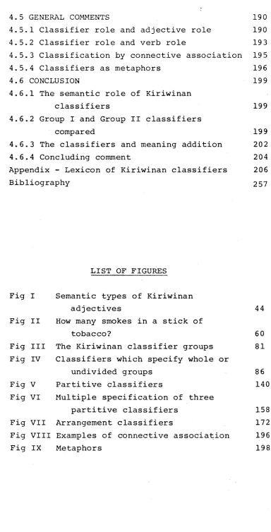 Fig I Semantic types of Kiriwinan