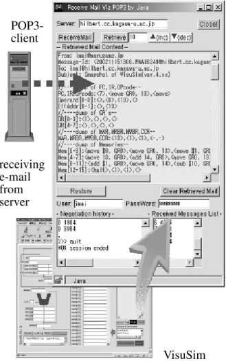 Fig. 7. Invocation of built-in POP3-client
