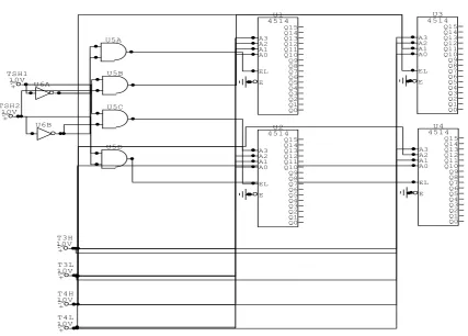 Fig. 5:  Simulation for comparison of TSH, T3 and T4 using Circuit Maker