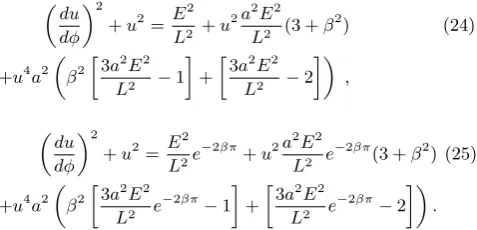 Figure 1. Pictorial view of the oblate coordinates int the plane(v, θ) with a hyperboloid and centered ellipsoid