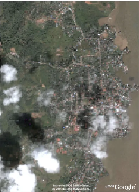 Figure 1. The map shows resolution of individual houses,