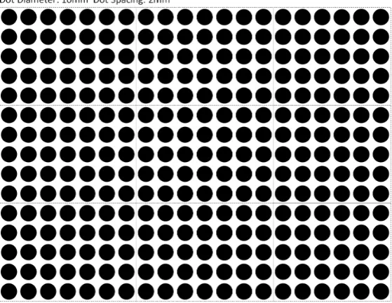 Figure 1. A custom-designed calibration grid.