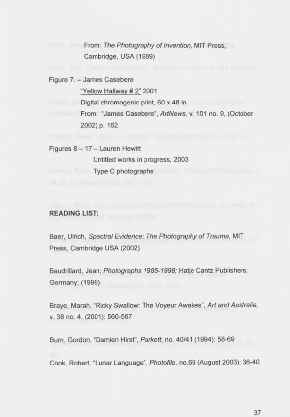 Figure 7. - James Casebere  "Yellow Hallway # 2" 2001 