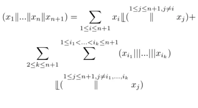 Figure 1: Petri net fragments