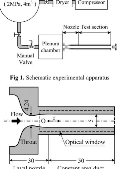 Fig 1. Schematic experimental apparatus 