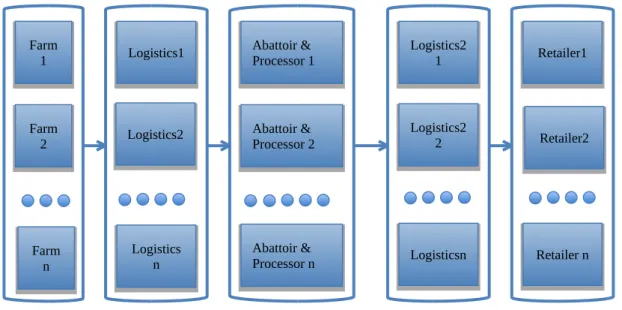 Figure 4. Showing beef supply chain