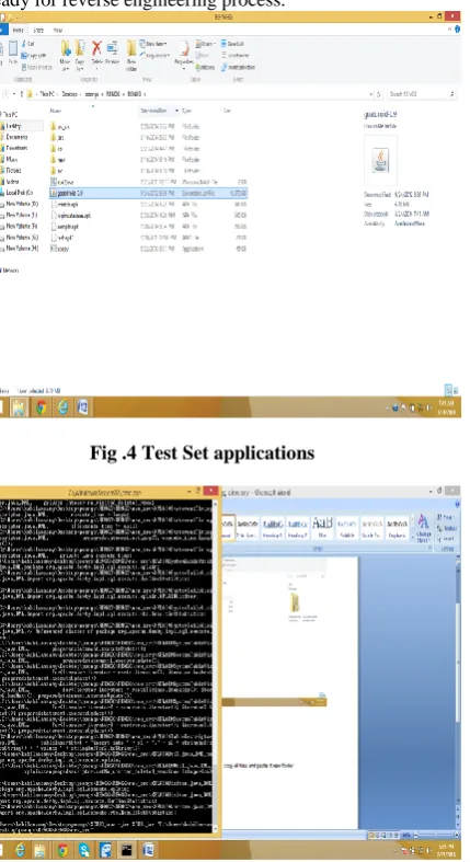 Fig. 5 Execution of Source Code Review file   