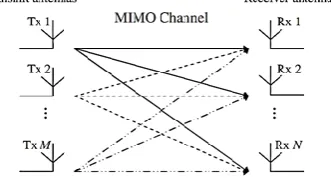 Fig 1: A MIMO System.  