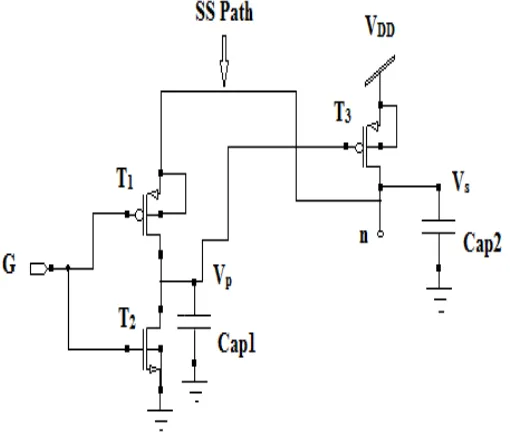 Fig 1: Voltage Scaling and Charge Sharing Circuit 