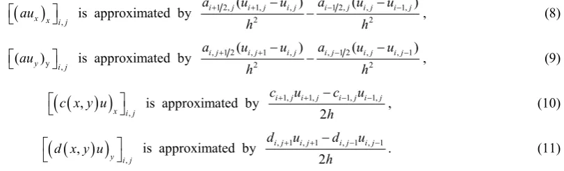 Figure 2. An intersection point of interface boundaries. 
