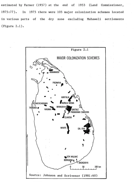 Figure 2.1MAJOR COLONIZATION SCHEMES