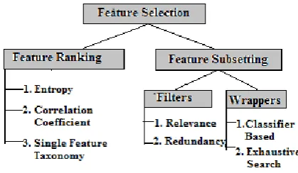 Fig 1. Various existing Feature Selection Strategies 