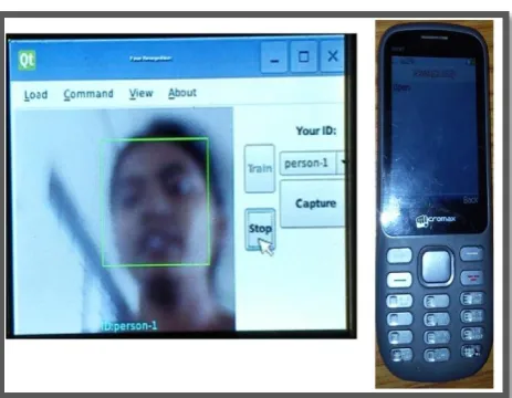Figure 9: Recognizing a person using Rec button  