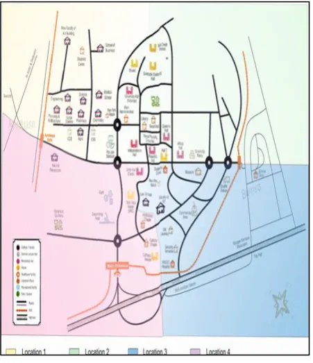 Figure 2 Layout of survey area 