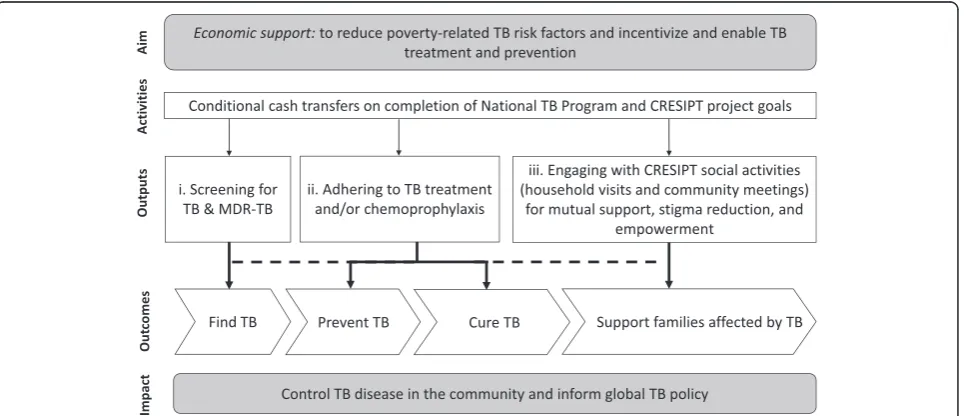 Fig. 1 Conceptual framework of the conditional cash transfer scheme within the CRESIPT project