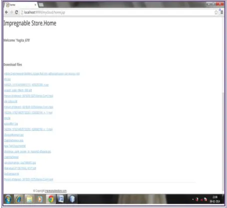 Fig. 7 Login page   