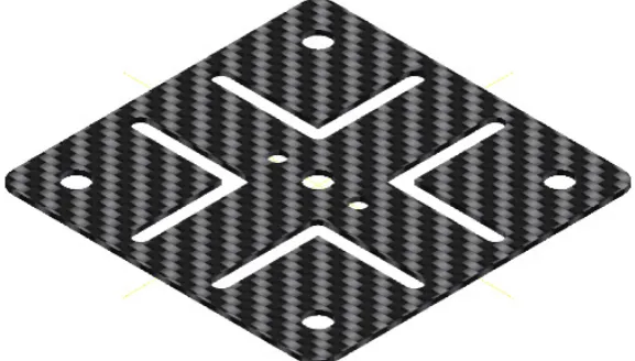 Figure 4. CFRP movement carrier version 3 
