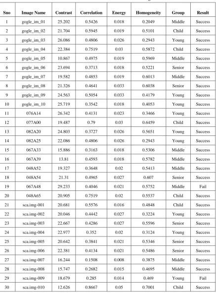 Table 5. Test set results of different dataset images. 