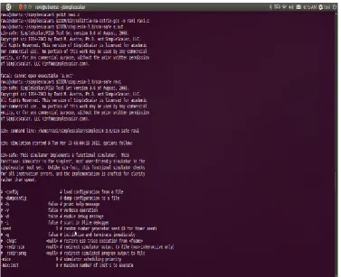 Fig 1: SimpleScalar simulation overview 