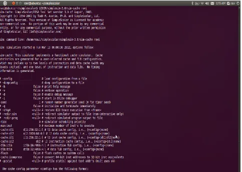 Fig 3: Sim-cache overview 