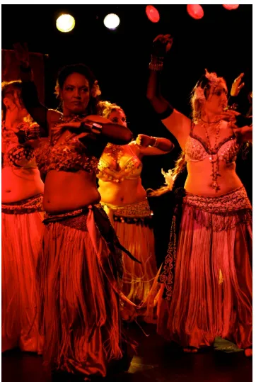 Fig 10: Kiwi Iwi evoke retro Kiwiana and traditional Maori performance costuming in a dance to ‘Tangaroa’ by Maori musician Tiki Tane