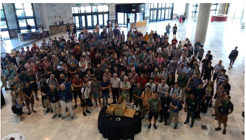Figure 1. Lattice 2017 group photo.