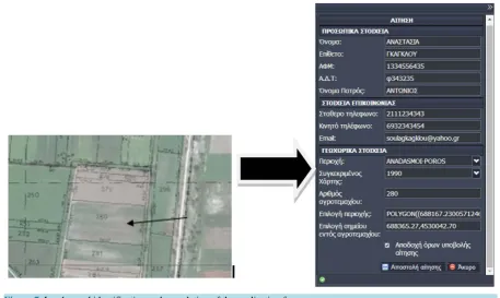 Figure 8. Applications available within the spatial content management system.                                       