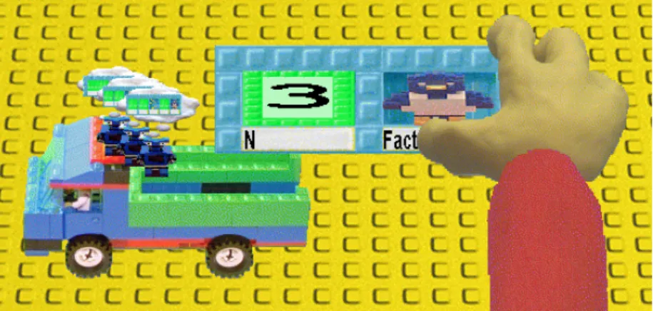 Figure 4 - A truck being loaded with robots and a box 
