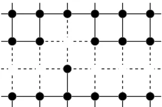 Figure 3. A process of defect-antidefect pair dispersing.