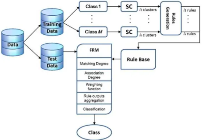Fig. 2. Rule extraction and classification process