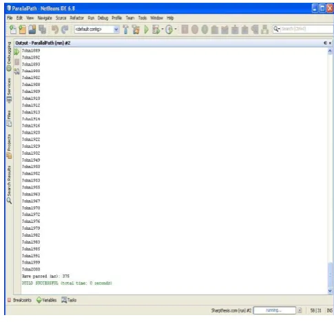 Figure 7: Result for particular employee e-mail id from given input file employees.xml 
