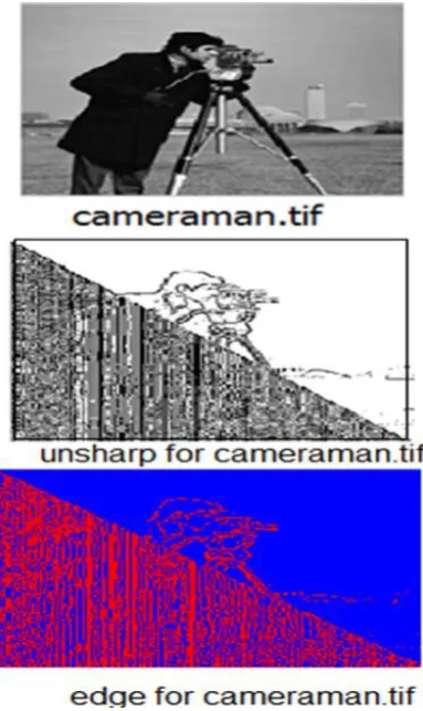 Fig. 4: (a) un sharp mask for images, (b) edge for the upper triangle Gray Scale Image 