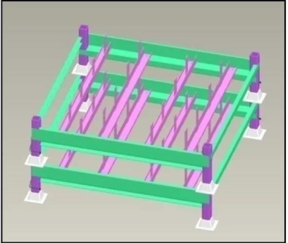 Figure 10 Welded engine pallets after disassembly 