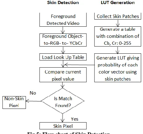 Fig 4: Initial Steps of Foreground Detection algorithm 