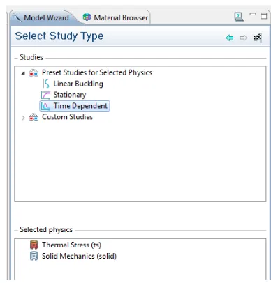 Fig 2.17 Physics modules that can be added to the 