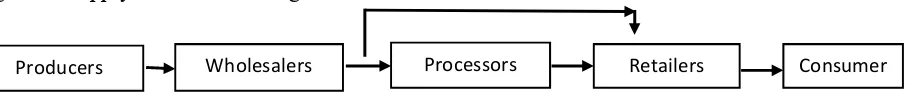 Figure 3: Supply chain model-long chain 