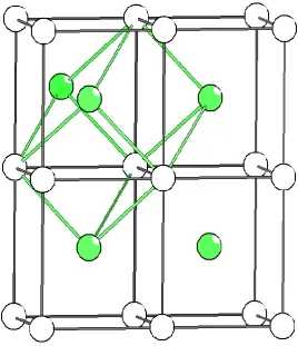 Figure S3.1 The relationship between body-centred (I) and primitive (P) unit cells, where the I-cell 