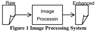Figure 1 Image Processing Systemg System 