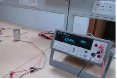 Fig 7: Agilent Multimeter Used For Sensor Calibration 