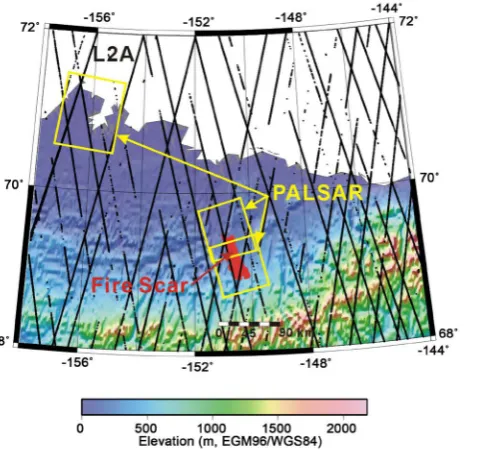 Table 2. ICESat GLAS exact-repeat track-pairs used for elevation change, anaktuvuk fire scar