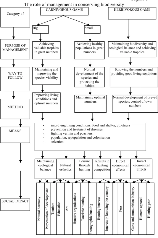 Figure 1  The role of management in conserving biodiversity 