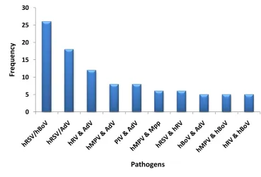 Figure 11: Most frequent co-infections  