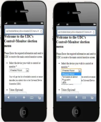 Fig. 7 Bluetooth controlled robot (left). A Wi-Fi connected plug point (right). 